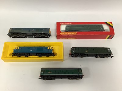 Lot 524 - Five Hornby 00 gauge diesel locomotives: a...