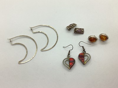 Lot 184 - Kit Heath; A Pair of Marquise Set Clip-On...