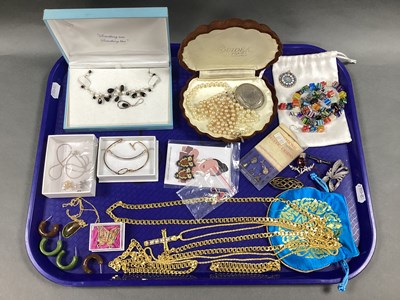 Lot 196 - Gilt Metal Chains, "925" and other bracelets,...