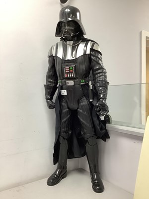Lot 650 - A Blown Plastic Star Wars Darth Vader, 80cm high.