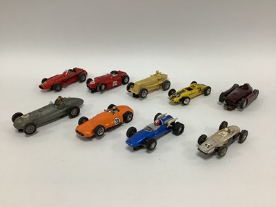Lot 754 - Nine slot racing cars, predominantly 1:32...