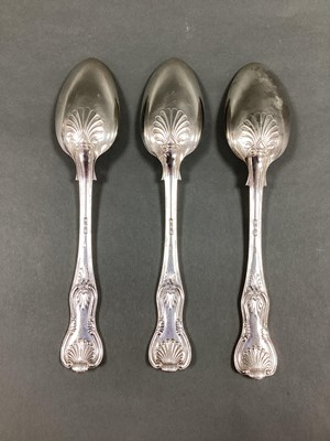 Lot 7 - A Set of Three Late Victorian Hallmarked...