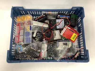 Lot 521 - A quantity of model railway electrical...
