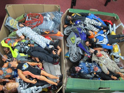 Lot 1349 - Large quantity of action figures with costumes,...