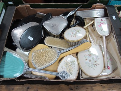 Lot 1103 - Collection of Vanity Sets, including ebony,...