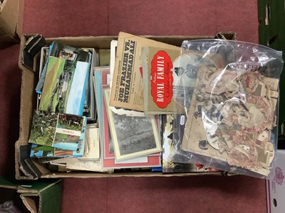 Lot 1038 - Postcards and memorabilia, including vintage...