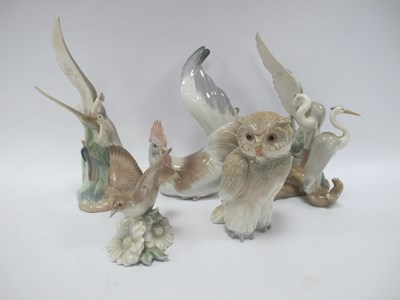 Lot 1235 - Collection of Five Spanish Lladro and Nao...