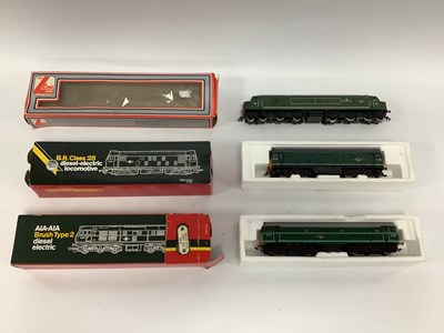 Lot 514 - Three 'OO' Gauge/4mm Diesel Locomotives,...