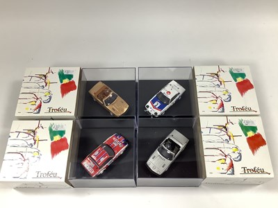 Lot 701 - Four Trofeu 1:43rd scale diecast model triumph...