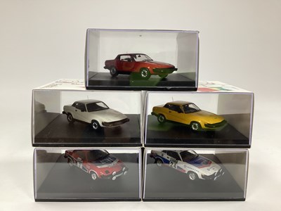 Lot 687 - Five Trofeu 1:43rd scale diecast model triumph...