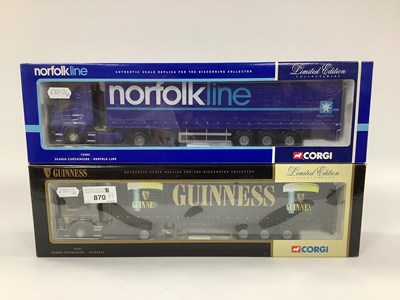 Lot 870 - Two Corgi 1:50th scale diecast model...