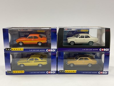 Lot 658 - Four Corgi Vanguards 1:43rd scale diecast...