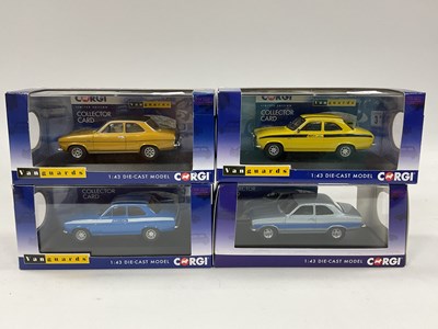Lot 613 - Four Corgi Vanguards 1:43rd scale diecast...