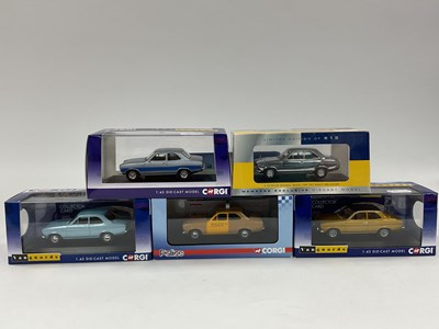 Lot 694 - Five Corgi Vanguards 1:43rd scale diecast...