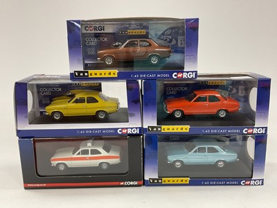 Lot 634 - Five Corgi Vanguards 1:43rd scale diecast...