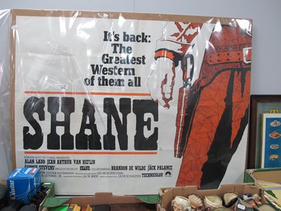 Lot 1013 - Poster - 'Shane' Original Quad Size Poster,...