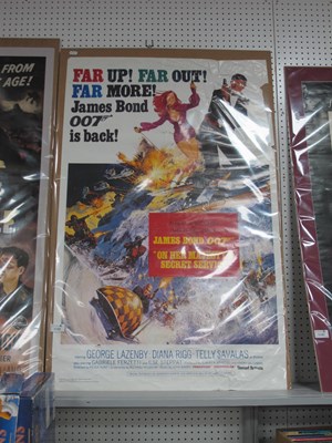 Lot 1150 - Poster - James Bond 'On Her Majesty's Secret...