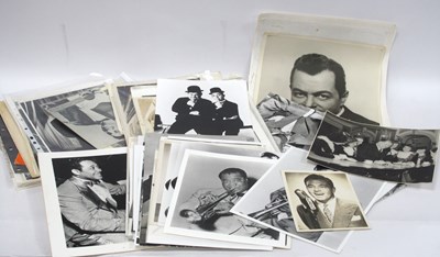Lot 1445 - Press Photographs - Larry Adler, Odetta,...
