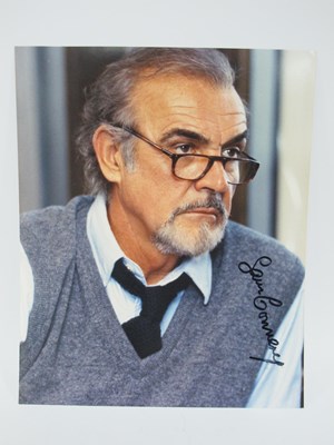 Lot 1284 - Sean Connery Autograph, black pen signed...