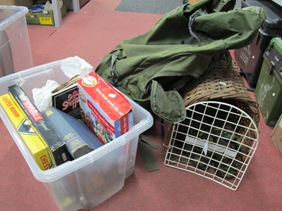 Lot 1138 - Games, gentleman's magazines, books, army...