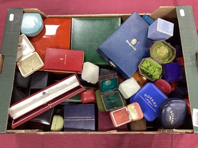 Lot 235 - A Quantity of Assorted Empty Jewellery Boxes :-...