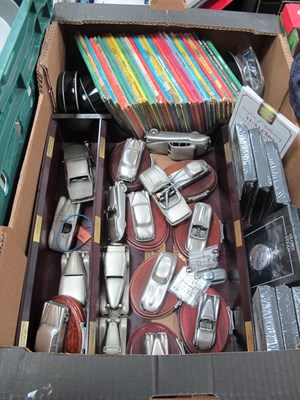 Lot 1116 - Mark Models Silver Plated Jaguar Cars,...