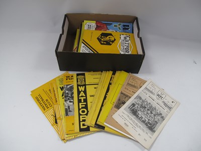 Lot 631 - Watford Home Programmes, approximately...