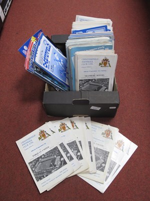 Lot 619 - Chesterfield Home Programmes, approximately...