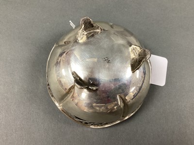 Lot 8 - A Scroll Pierced Dish, with shaped rim, raised...