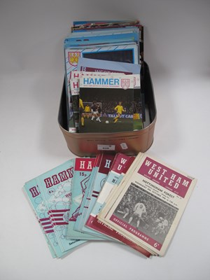 Lot 628 - West Ham United Home Programmes, approximately...