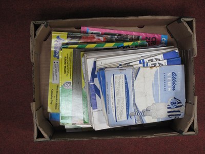 Lot 654 - West Bromwich Albion Home Programmes,...
