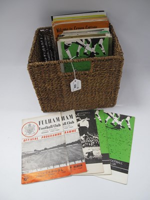 Lot 636 - Fulham Home Programmes, approximately 115,...