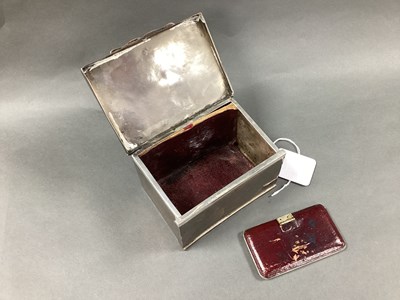 Lot 28 - A Hallmarked Silver 'Bridge' Box, Walker &...