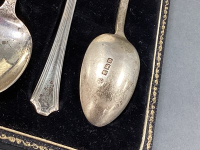 Lot 34 - A Set of Six Hallmarked Silver Teaspoons, in...