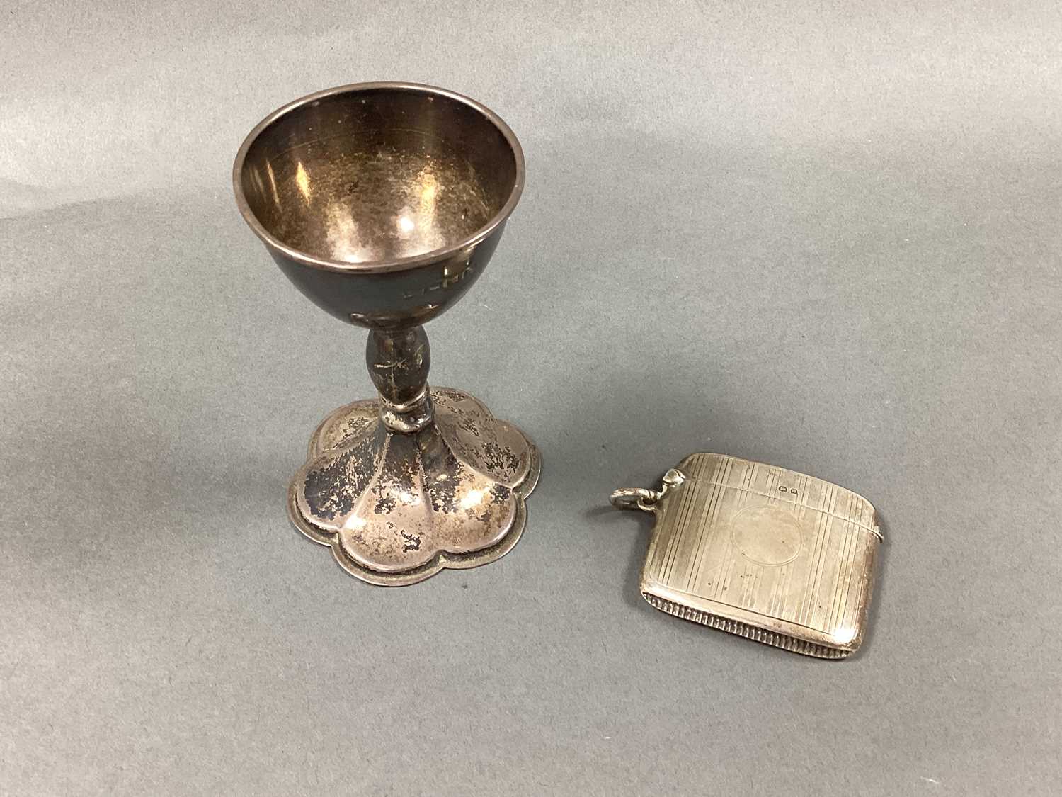 Lot 29 - A Hallmarked Silver Travelling Communion...