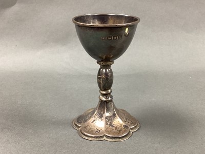 Lot 29 - A Hallmarked Silver Travelling Communion...