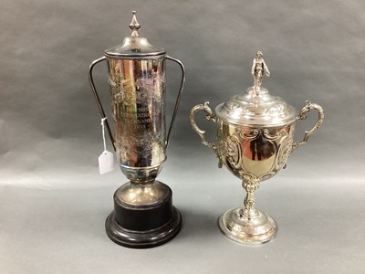 Lot 220 - A Decorative John Round Plated Twin Handled...