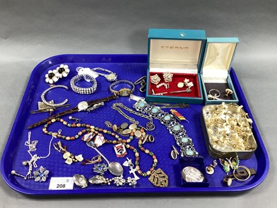 Lot 208 - Vintage and Other Assorted Costume Jewellery,...