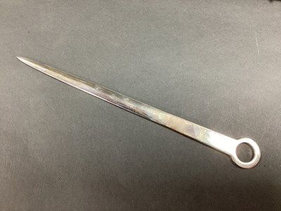 Lot 64 - A Hallmarked Silver 'Meat Skewer' Letter...