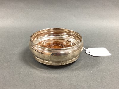 Lot 20 - A Hallmarked Silver Bottle Coaster, Birmingham...