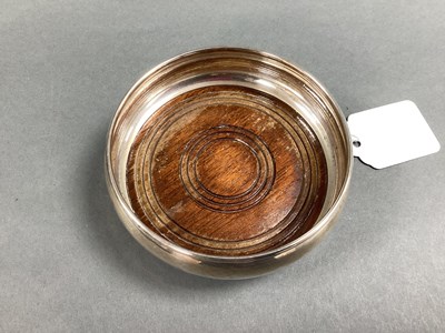 Lot 20 - A Hallmarked Silver Bottle Coaster, Birmingham...