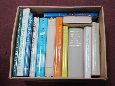 Lot 1068 - Clock Collector Books, including Saunir 1952,...