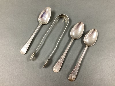 Lot 9 - A Pair of Hallmarked Silver Bright Cut...