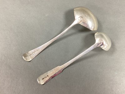 Lot 24 - A Scottish Hallmarked Silver Fiddle Pattern...