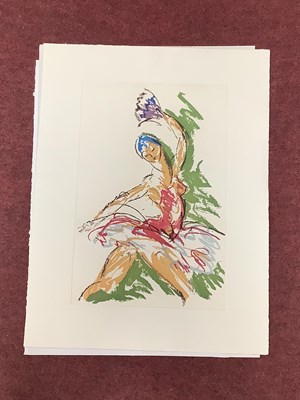 Lot 1526 - Tom Merrifield Born 1932, Study of a Dancer,...