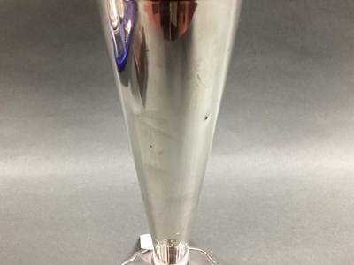 Lot 10 - A Hallmarked Silver Trumpet Vase, Birmingham...