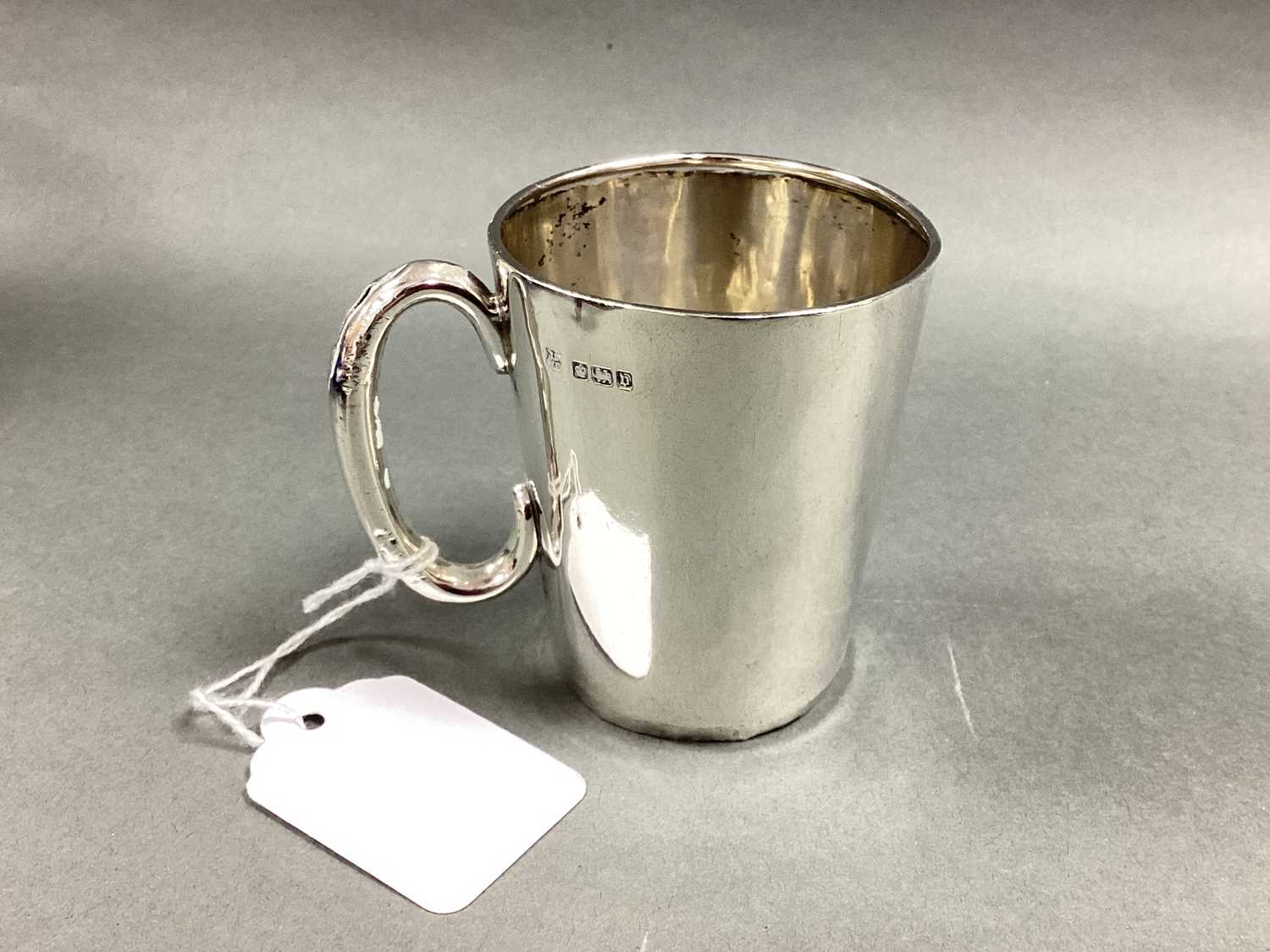 Lot 58 - An Antique Hallmarked Silver Christening Mug,...