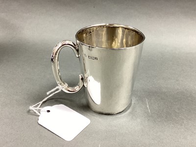 Lot 58 - An Antique Hallmarked Silver Christening Mug,...