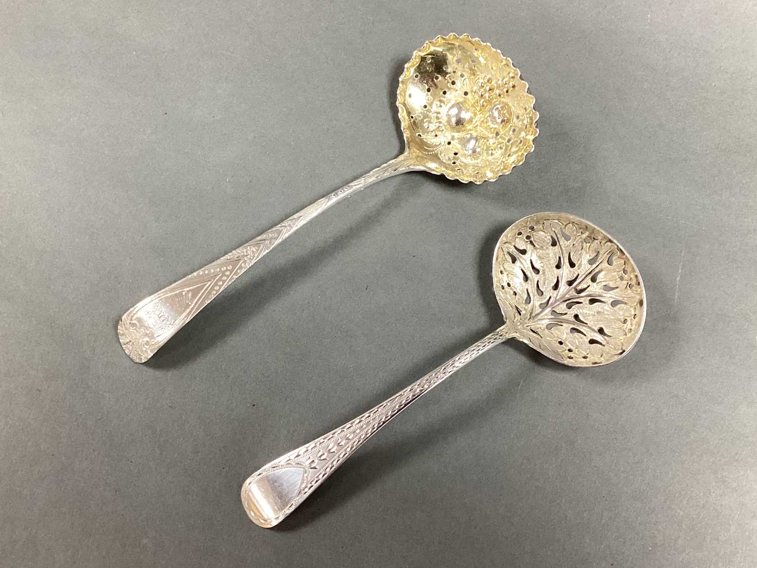 Lot 65 - Two Highly Decorative Hallmarked Silver Sifter...