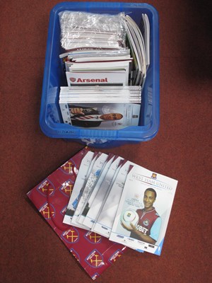 Lot 643 - West Ham United Home Programmes, 2012-13 (x...